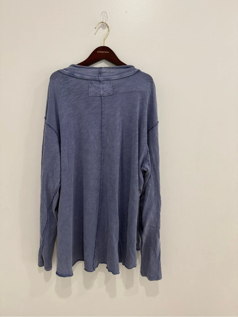 Free People We The Free Women's Prep Peri Long Sleeve Regan Tee Sz large